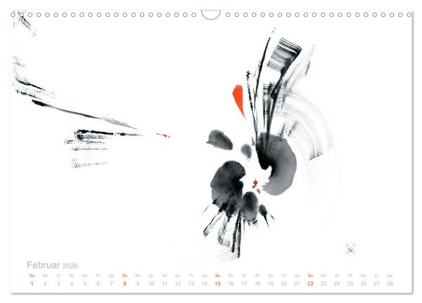 Produktbild: Simply Black and White/ Einfach Schwarz und Weiss - Kunst (Wandkalender 2026 DIN A3 quer), CALVENDO Monatskalender