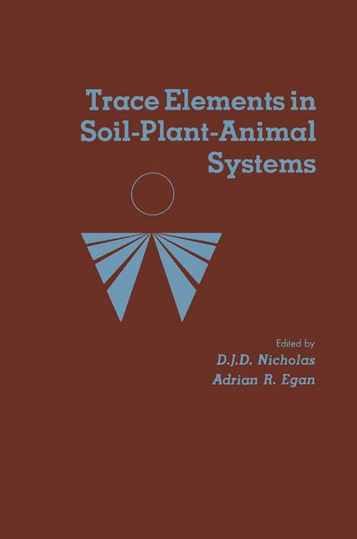 Produktbild: Trace Elements in Soil-Plant-Animal Systems