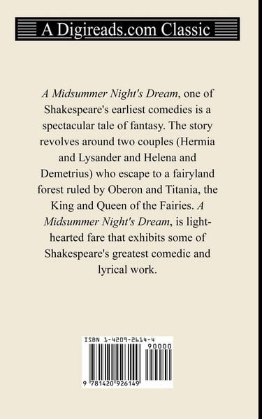 Produktbild: A Midsummer Night's Dream