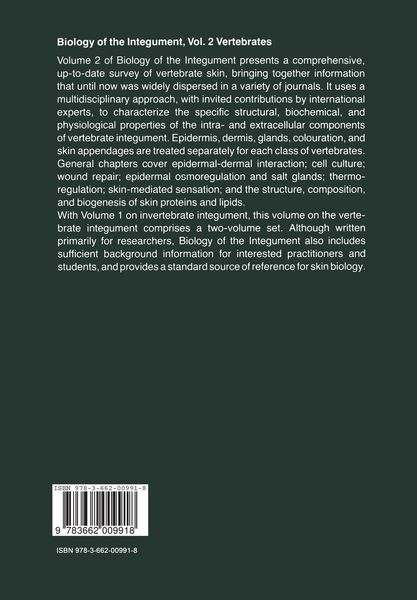 Produktbild: Biology of the Integument