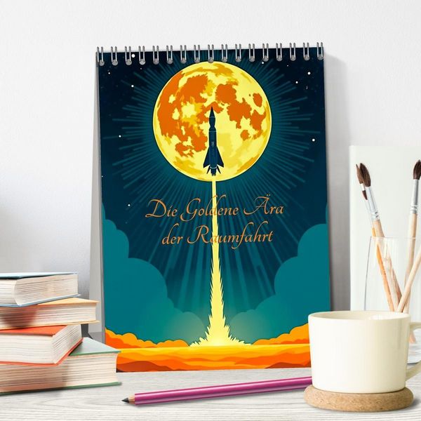 Produktbild: Die Goldene &Auml;ra der Raumfahrt (Tischkalender 2027 DIN A5 hoch), CALVENDO Monatskalender