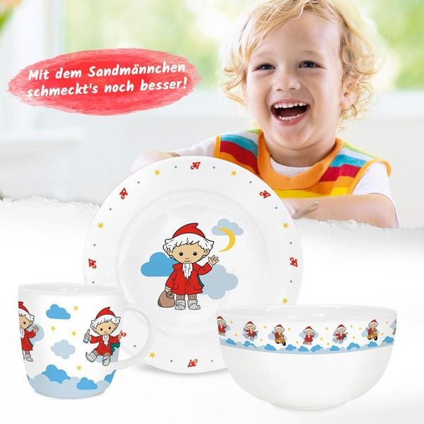 Produktbild: Tr&ouml;tsch Unser Sandm&auml;nnchen Geschirrset aus Porzellan