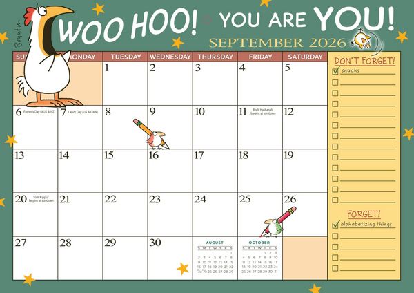Produktbild: Sandra Boynton's Woo Hoo for You! 2026 Magnetic Cal.