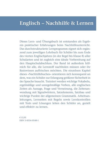 Produktbild: Englisch Nachhilfe & Lernen