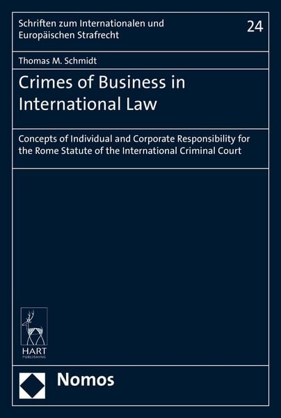 Produktbild: Crimes of Business in International Law