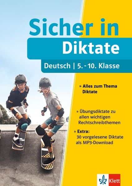 Klett Sicher in Deutsch Diktate 5.-10. Klasse, Taschenbuch von , Klett Lerntraining bei PONS Langenscheidt GmbH, 978-3-12-927632-7