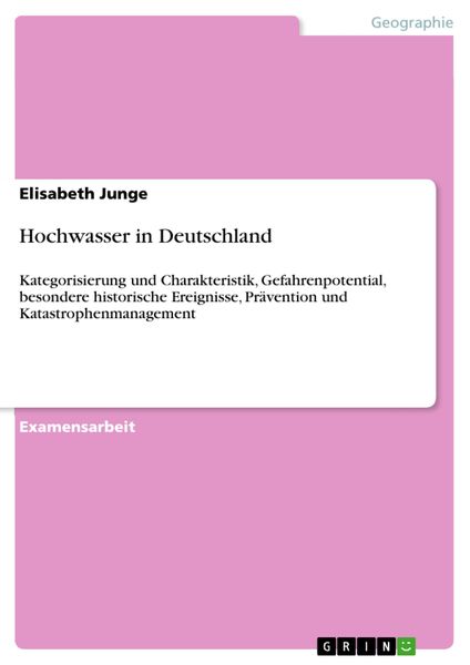 Produktbild: Hochwasser in Deutschland