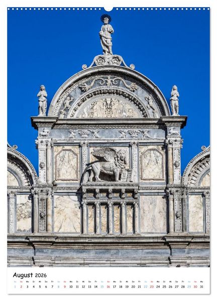 Produktbild: Venedig - Magische Impressionen (hochwertiger Premium Wandkalender 2026 DIN A2 hoch), Kunstdruck in Hochglanz