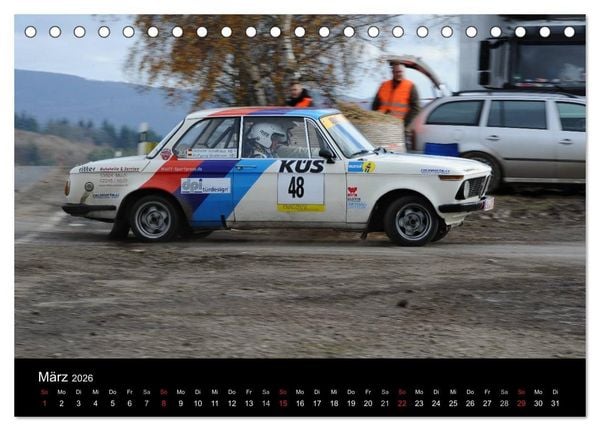 Produktbild: Asphalt und Schotter Rallye (Tischkalender 2026 DIN A5 quer), CALVENDO Monatskalender