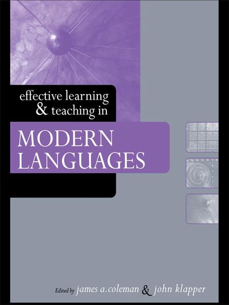 Produktbild: Effective Learning and Teaching in Modern Languages