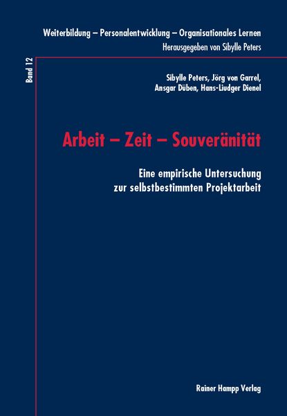 Produktbild: Arbeit &ndash; Zeit &ndash; Souver&auml;nit&auml;t