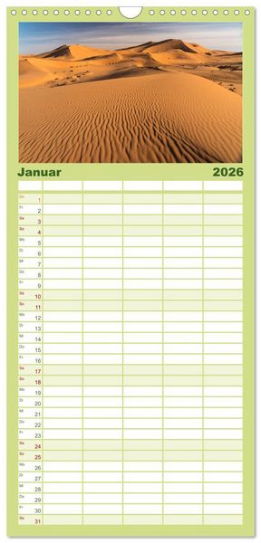 Produktbild: Familienplaner 2026 - Faszination Naturwunder mit 5 Spalten (Wandkalender, 21 x 45 cm) CALVENDO