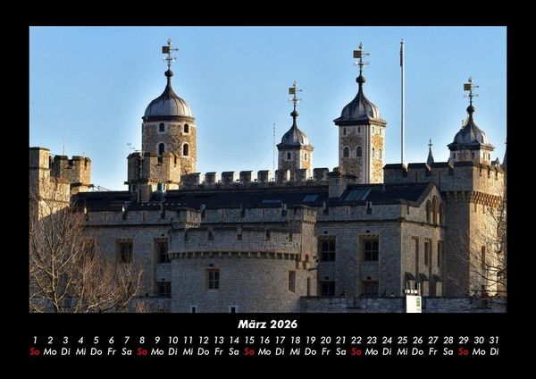 Produktbild: London 2026 Fotokalender DIN A3