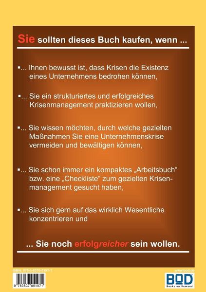 Produktbild: Ja, ich m&ouml;chte Krisen managen &ndash; aber richtig!