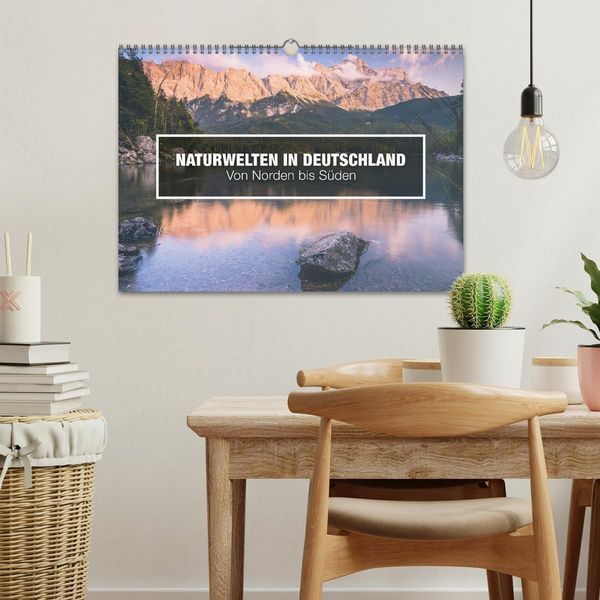 Produktbild: Naturwelten in Deutschland - Von Norden bis S&uuml;den (Wandkalender 2027 DIN A3 quer), CALVENDO Monatskalender