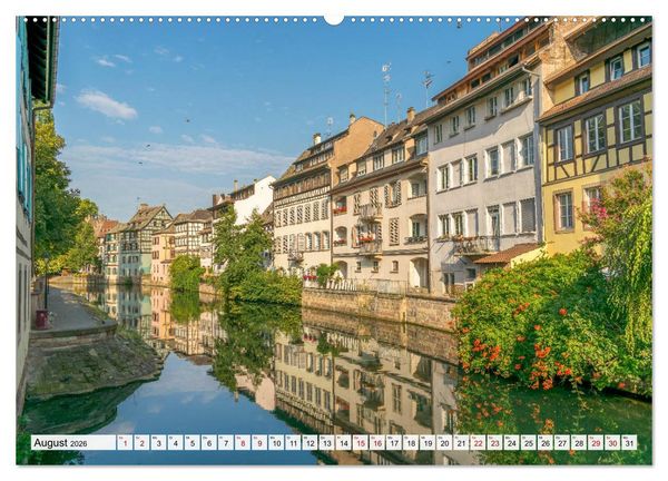 Produktbild: Romantisches Stra&szlig;burg (Wandkalender 2026 DIN A2 quer), CALVENDO Monatskalender