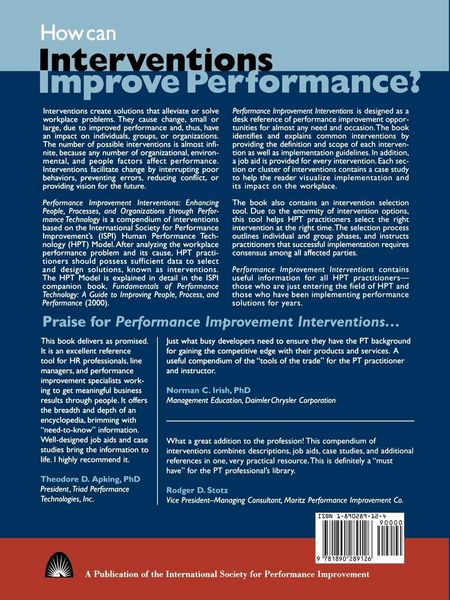 Produktbild: Performance Improvement Interventions