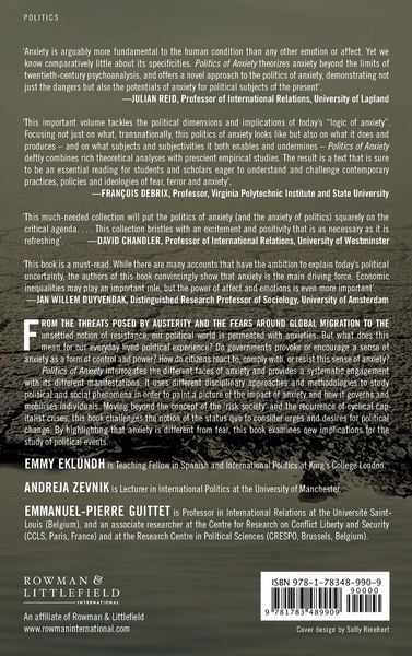 Produktbild: Politics of Anxiety