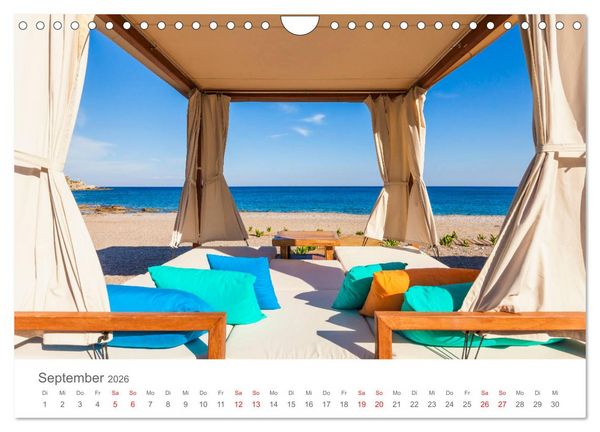 Produktbild: RHODOS Impressionen (Wandkalender 2026 DIN A4 quer), CALVENDO Monatskalender