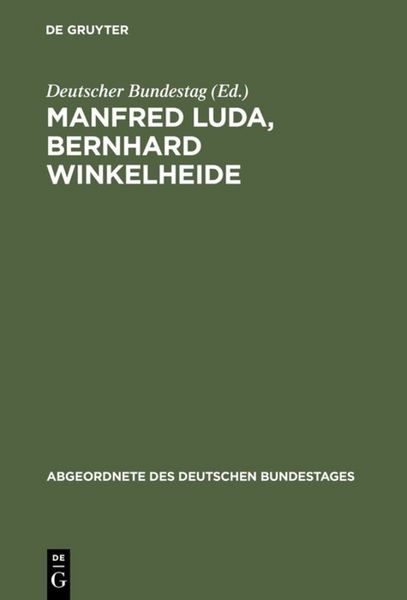 Produktbild: Manfred Luda, Bernhard Winkelheide