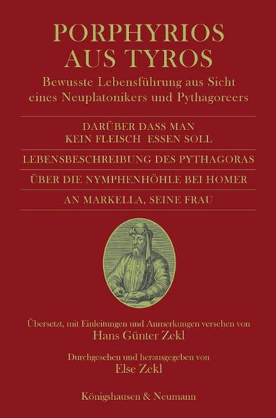 Produktbild: Dar&uuml;ber dass man kein Fleisch essen soll und drei kleine Schriften. Lebensbeschreibung des Pythagoras. &Uuml;ber die Nymphenh&ouml;hle bei Homer. An Markella.