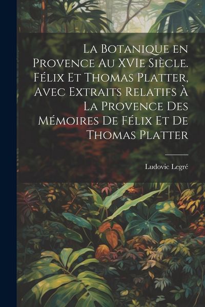 Produktbild: La botanique en Provence au XVIe si&egrave;cle. F&eacute;lix et Thomas Platter, avec extraits relatifs &agrave; la Provence des m&eacute;moires de F&eacute;lix et de Thomas Platter