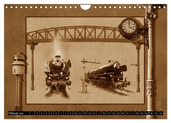 Produktbild: Nostalgie in Sepia (Wandkalender 2026 DIN A4 quer), CALVENDO Monatskalender