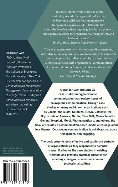 Produktbild: Case Studies in Courageous Organizational Communication