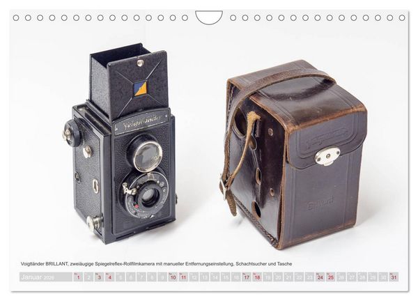 Produktbild: Alte und nicht ganz so alte Fotoapparate (Wandkalender 2026 DIN A4 quer), CALVENDO Monatskalender