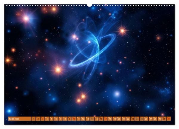 Produktbild: Gammablitze im Universum (Wandkalender 2026 DIN A2 quer), CALVENDO Monatskalender