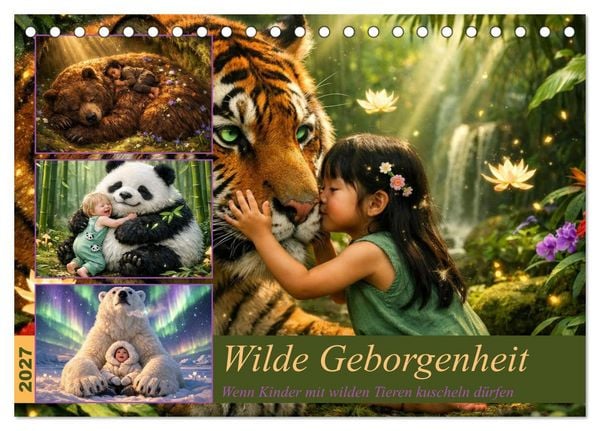 Produktbild: Wilde Geborgenheit (Tischkalender 2027 DIN A5 quer), CALVENDO Monatskalender