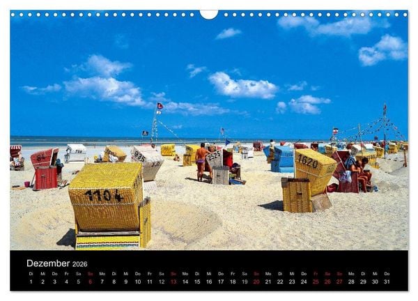 Produktbild: Ostfriesische Inseln (Wandkalender 2026 DIN A3 quer), CALVENDO Monatskalender