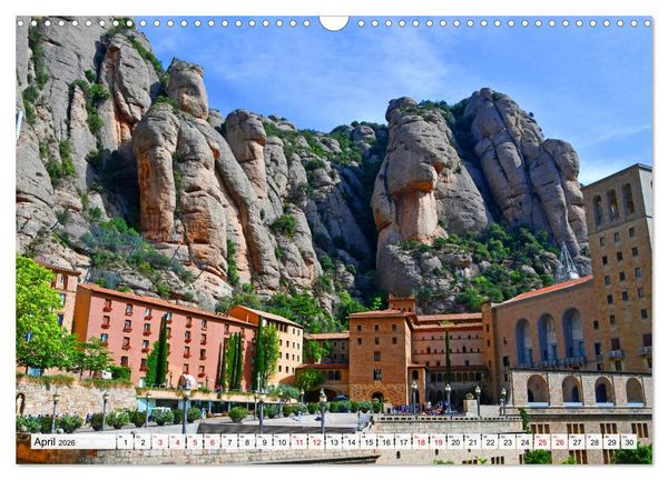 Produktbild: MONTSERRAT in Katalonien (Wandkalender 2026 DIN A3 quer), CALVENDO Monatskalender