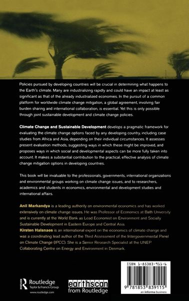 Produktbild: Climate Change and Sustainable Development