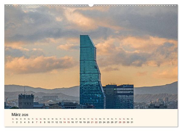 Produktbild: Tiflis - Die Metropole Georgiens (Wandkalender 2026 DIN A2 quer), CALVENDO Monatskalender