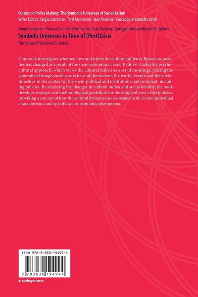 Produktbild: Symbolic Universes in Time of (Post)Crisis