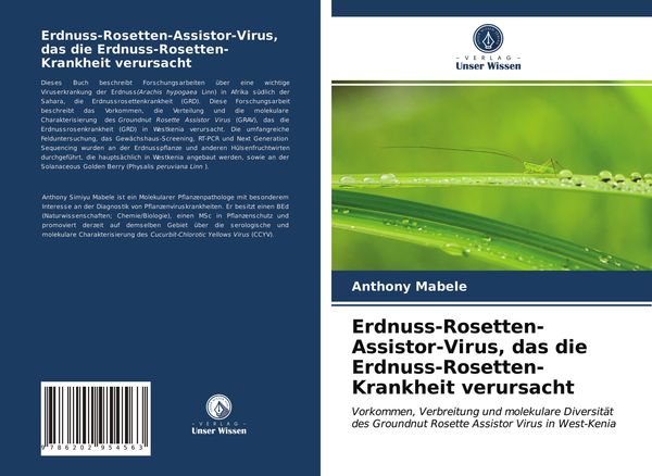 Erdnuss-Rosetten-Assistor-Virus, das die Erdnuss-Rosetten-Krankheit verursacht, Taschenbuch von Anthony Mabele, Verlag Unser Wissen, 9786202954563