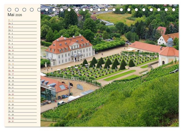 Produktbild: Vom Erzgebirge bis Neuseenland - Impressionen aus Sachsen (Tischkalender 2026 DIN A5 quer), CALVENDO Monatskalender