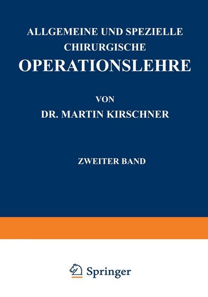 Produktbild: Allgemeine und Spezielle Chirurgische Operationslehre