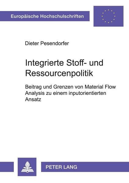 Produktbild: Integrierte Stoff- und Ressourcenpolitik