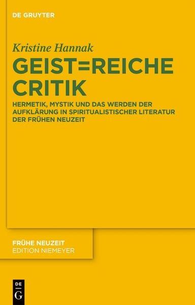Produktbild: Geist=reiche Critik