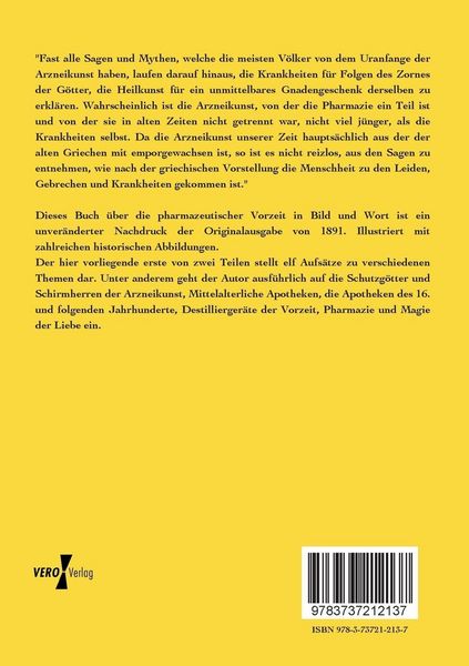 Produktbild: Aus pharmazeutischer Vorzeit in Bild und Wort