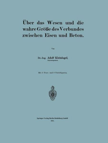 Produktbild: &Uuml;ber das Wesen und die wahre Gr&ouml;&szlig;e des Verbundes zwischen Eisen und Beton