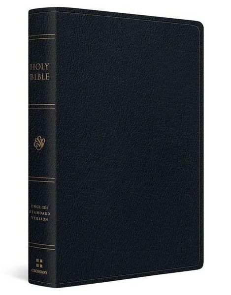 Produktbild: ESV Giant Print Bible, Red Letter (Genuine Leather, Black)