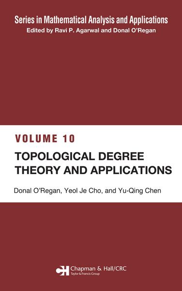 Produktbild: Topological Degree Theory and Applications