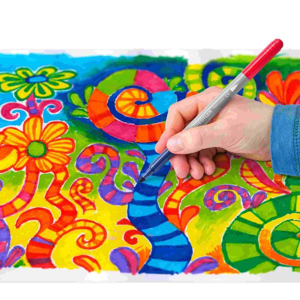 Produktbild: STAEDTLER Schreib- und Zeichbedarf 3280 Doppelfasermaler zweifarbig, 10er Set