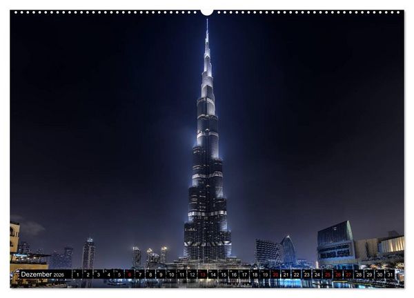 Produktbild: Dubai - City of dreams (Wandkalender 2026 DIN A2 quer), CALVENDO Monatskalender