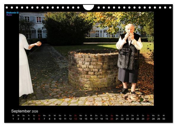 Produktbild: "Sch&ouml;nheit im Alter" - die Feierabendh&auml;user zu Gast im M&auml;rchenland der Br&uuml;der Grimm (Wandkalender 2026 DIN A4 quer), CALVENDO Monatskalender