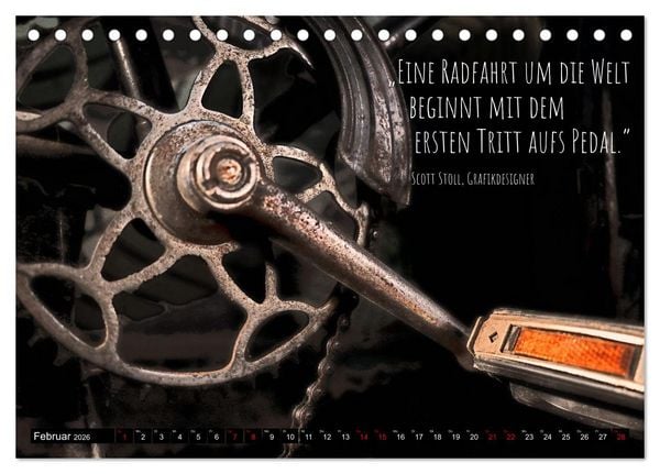 Produktbild: Velo Kunst (Tischkalender 2026 DIN A5 quer), CALVENDO Monatskalender