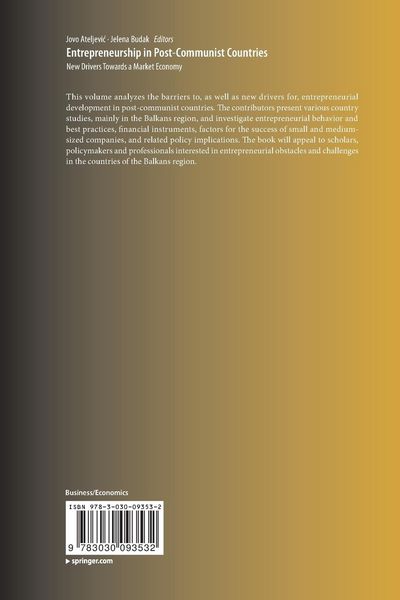 Produktbild: Entrepreneurship in Post-Communist Countries